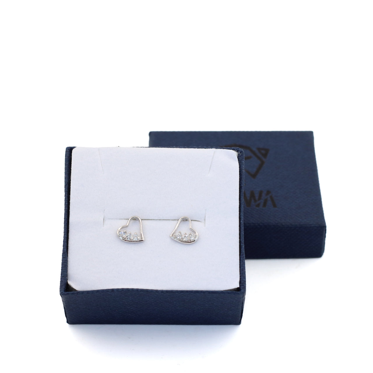 arete broqueles zarcillos de corazón de plata .925 esterlina mujer niñas mamá novia aniversario