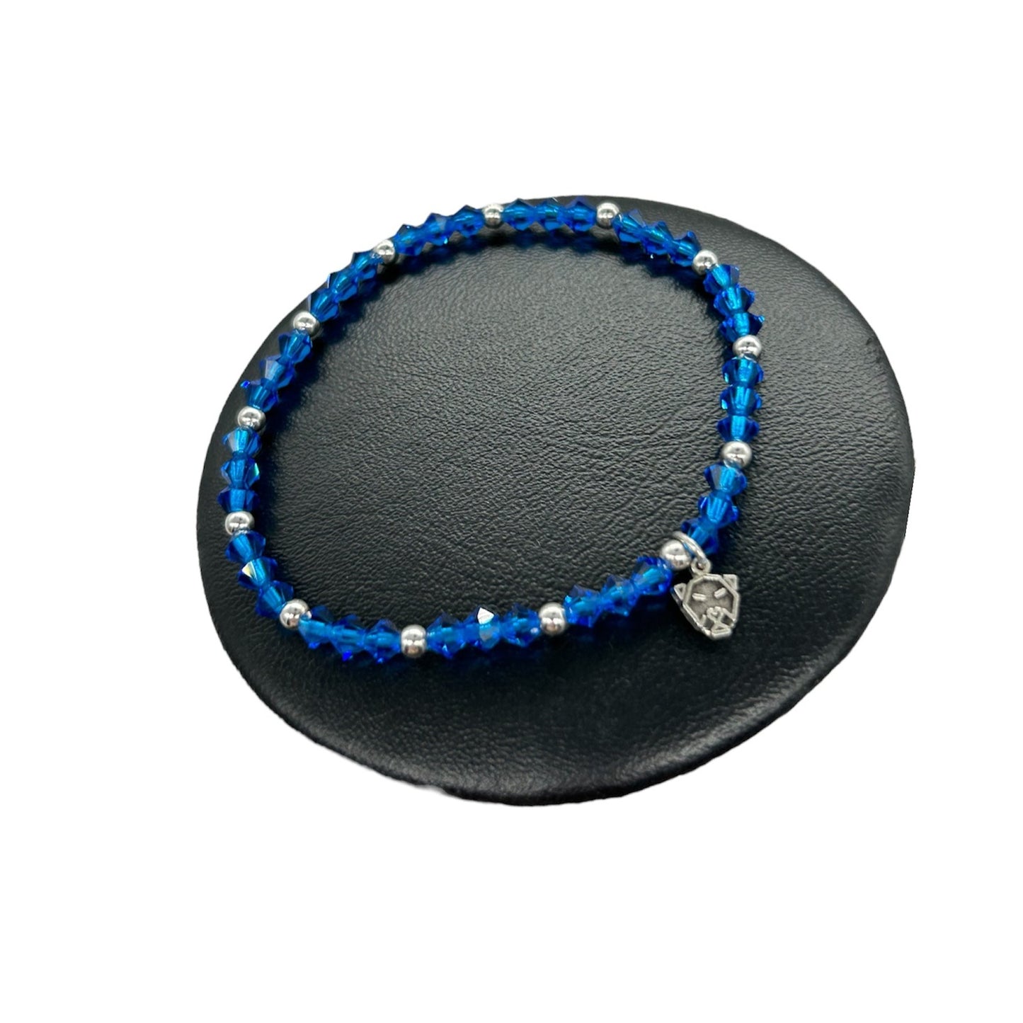 Pulsera cristal checo y plata - Glowa