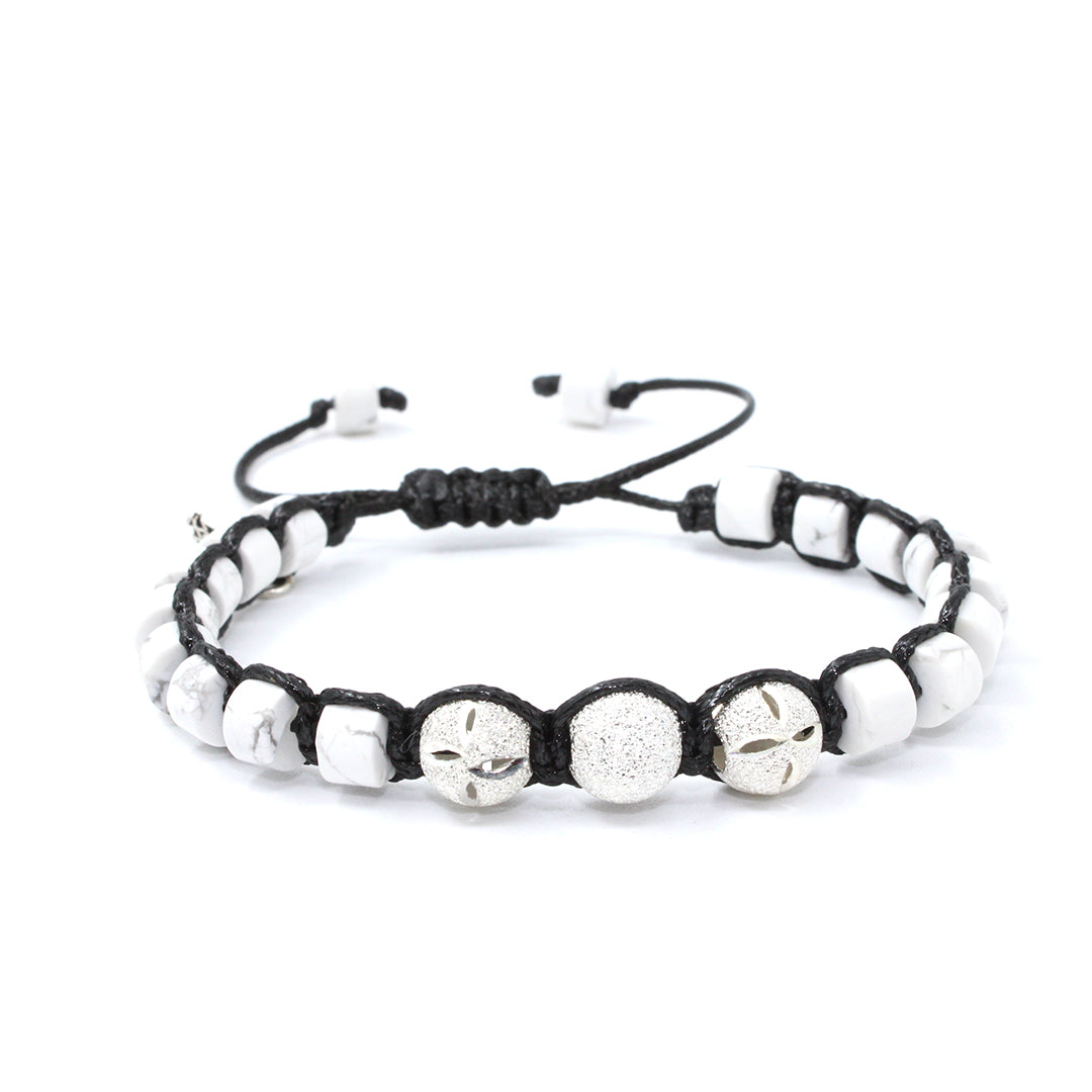 Pulsera Taxco - Glowa ajustable hombre plata
