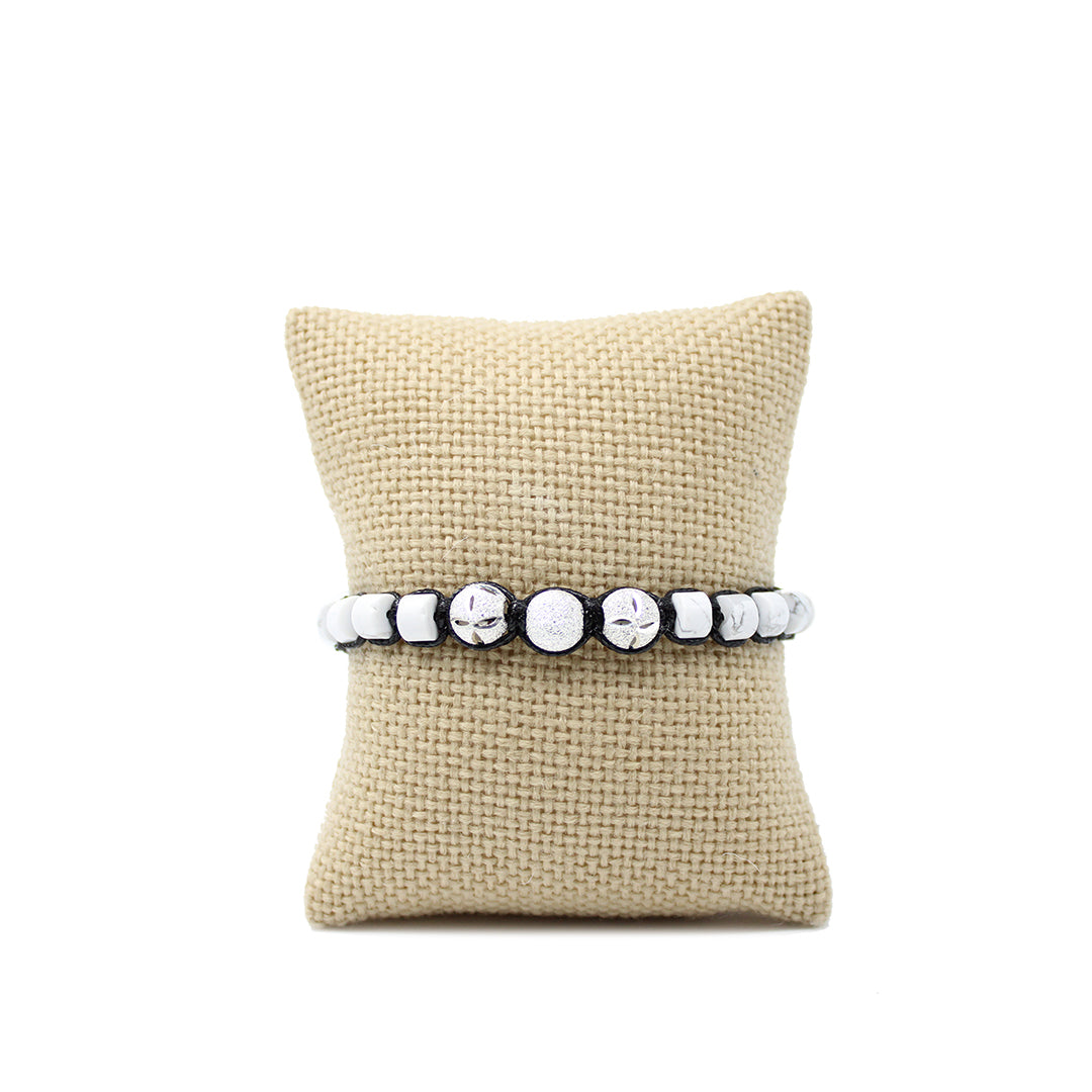 Pulsera Taxco - Glowa ajustable hombre plata