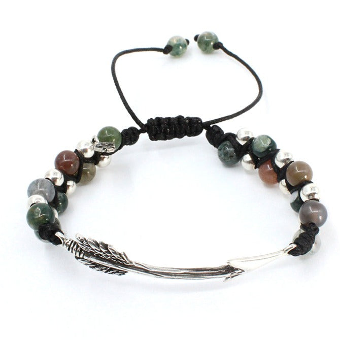 Pulsera de flecha - Glowa .925 esterlina ajustable hombre