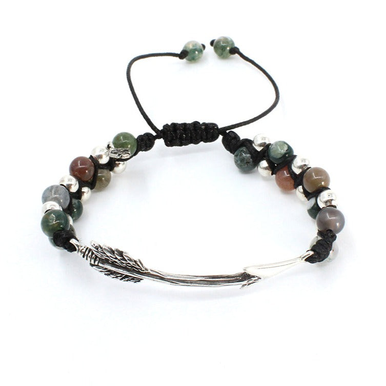 Pulsera de flecha - Glowa .925 esterlina ajustable hombre