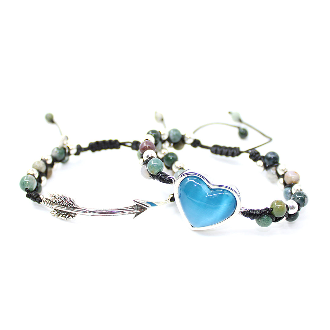Pulsera de flecha - Glowa .925 esterlina ajustable hombre