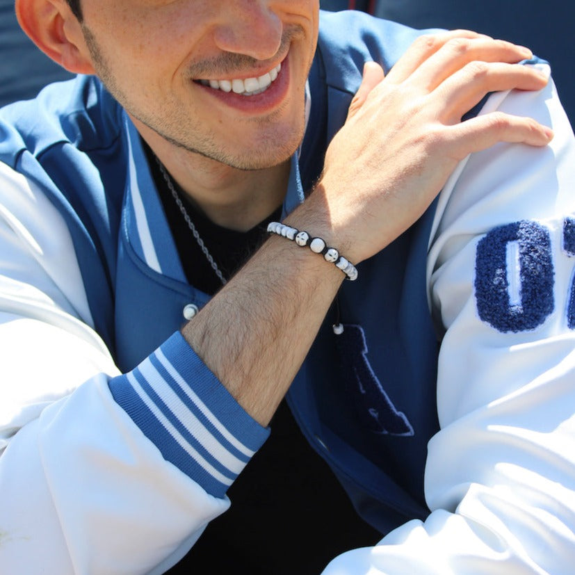 Pulsera Taxco - Glowa ajustable hombre plata