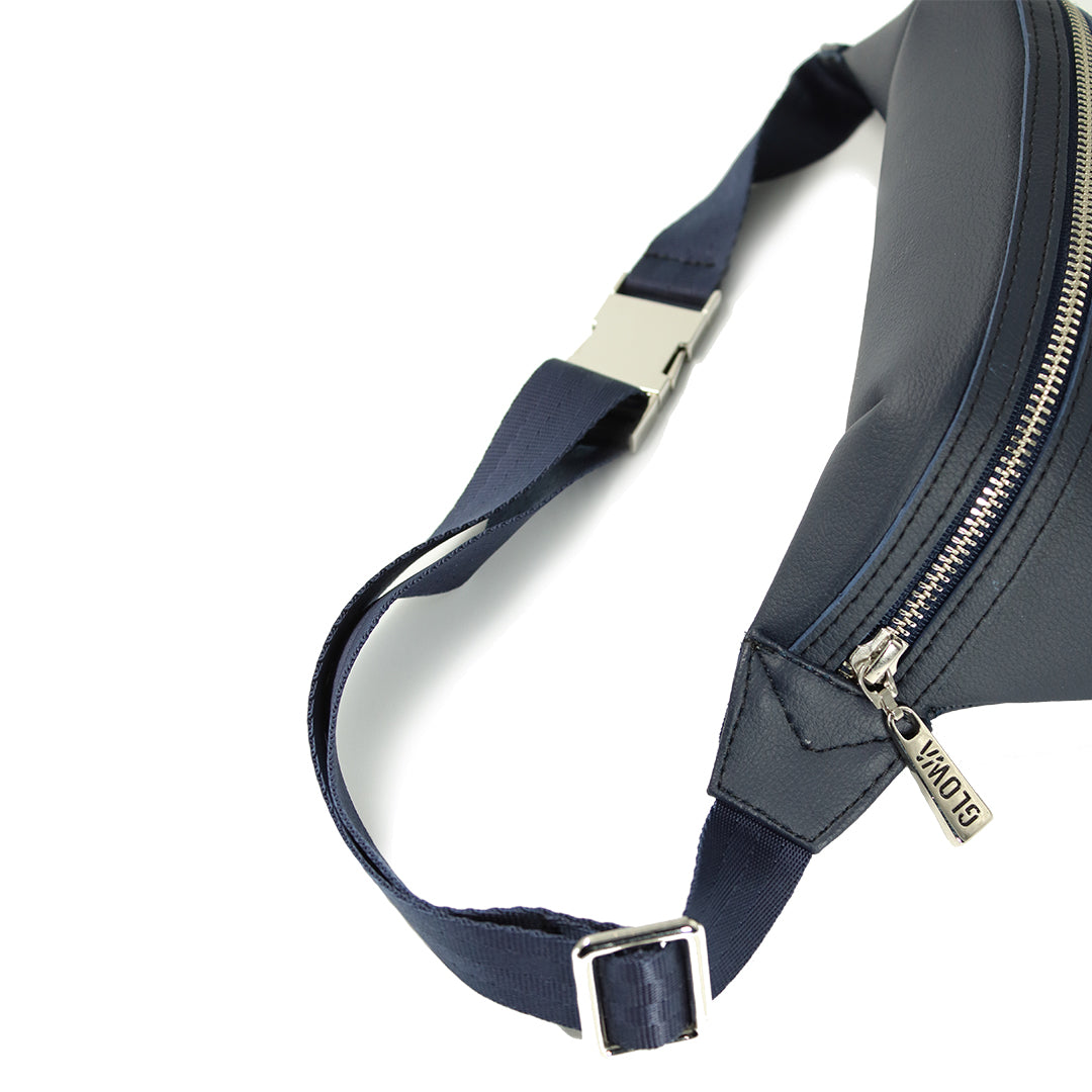 Piel de nopal Cangurera  Riñonera Nophalli Azul para hombre y mujer casual elegante unisex - Glowa Nopal skin Fanny pack Nophalli Blue for men and women casual elegant unisex - Glowa